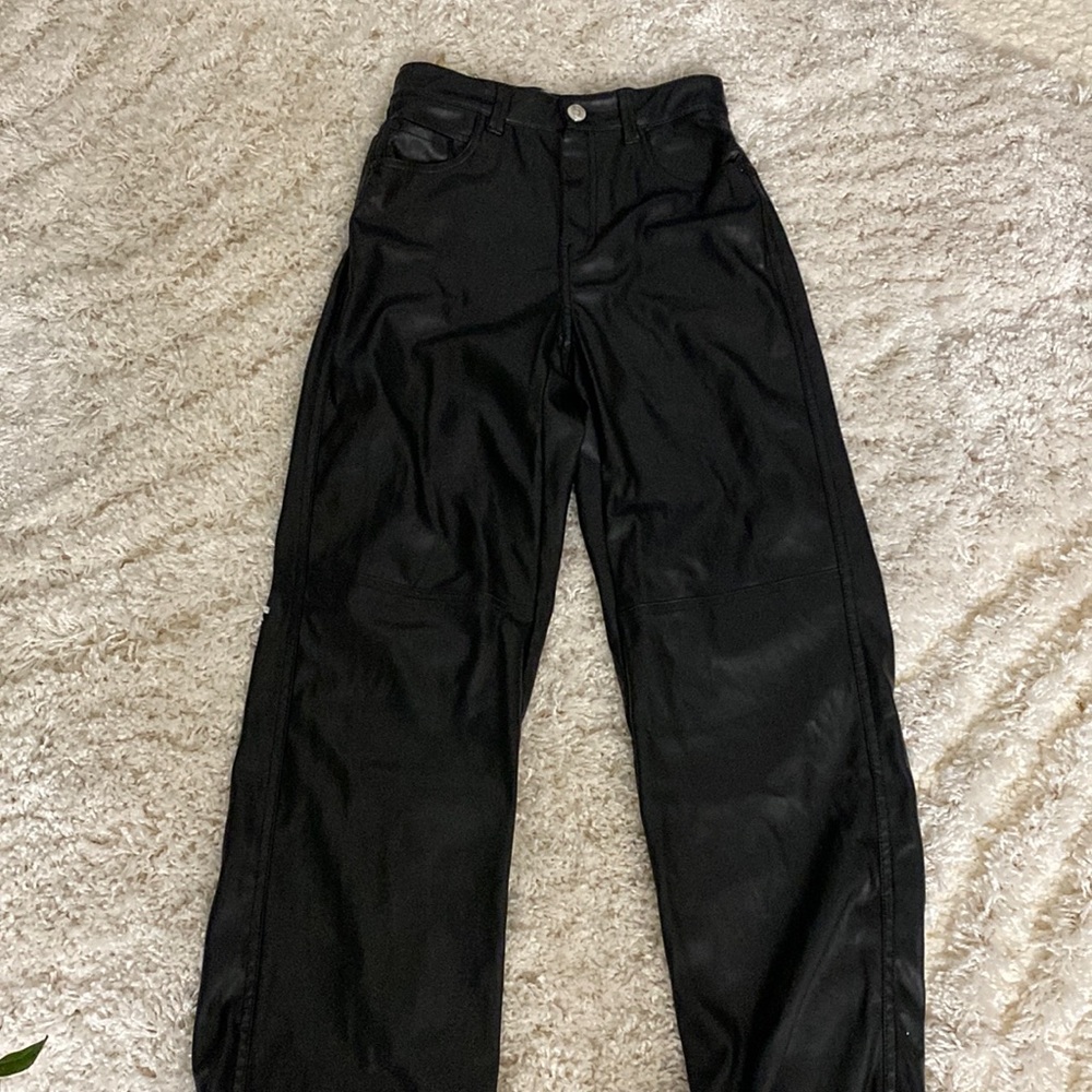 Berksha ASOS faux leather trousers